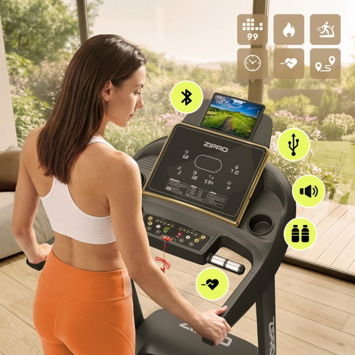 Беговая дорожка Zipro Pacemaker Gold iConsole+ Черный