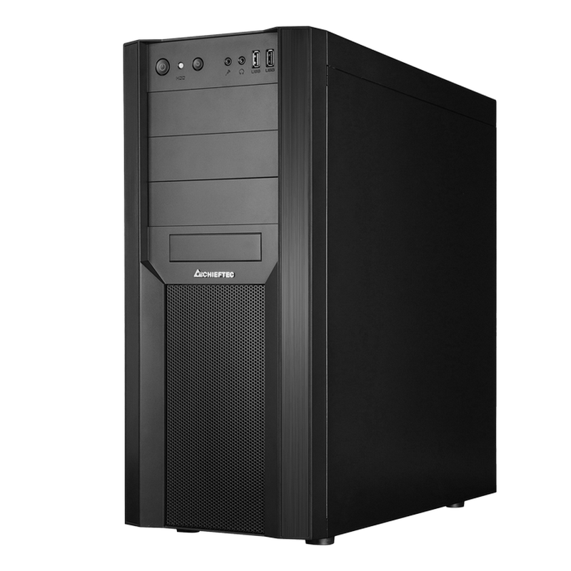 Компьютерный корпус Chieftec CW-01B-OP Midi-Tower Черный