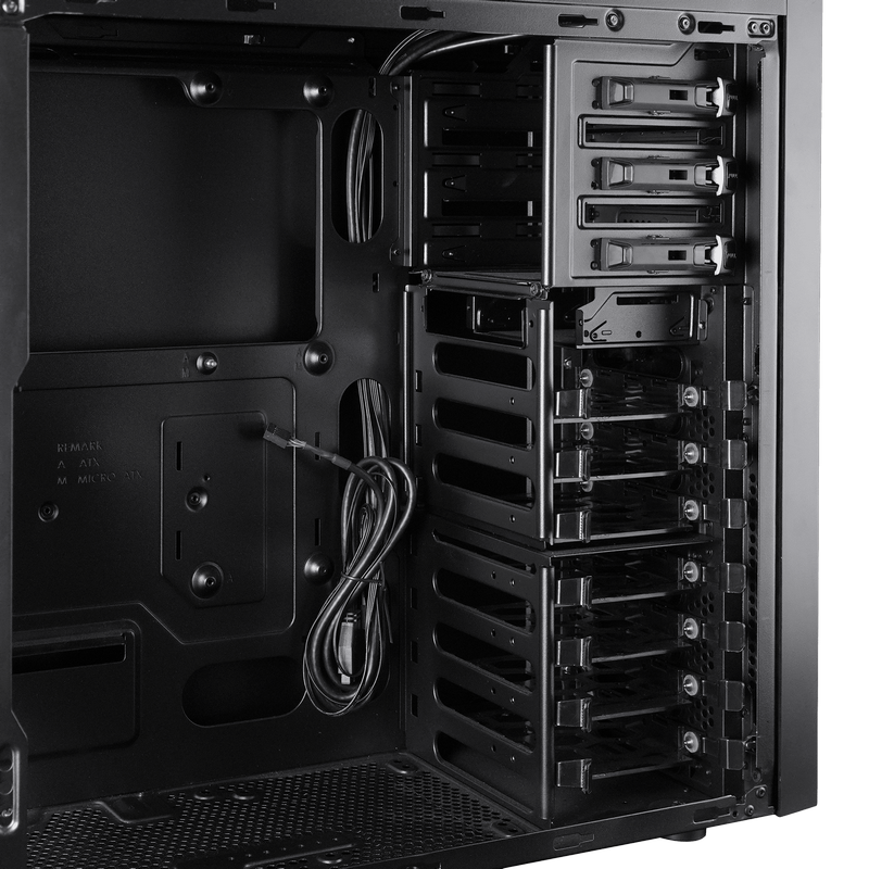 Компьютерный корпус Chieftec CW-01B-OP Midi-Tower Черный