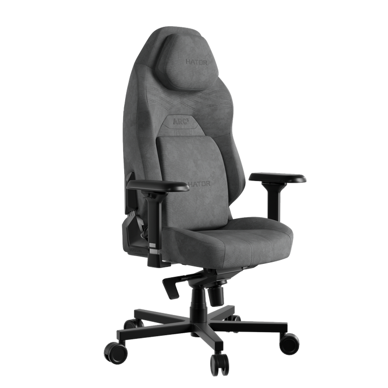 Scaun Gaming HATOR Arc 3 S Velur Gri