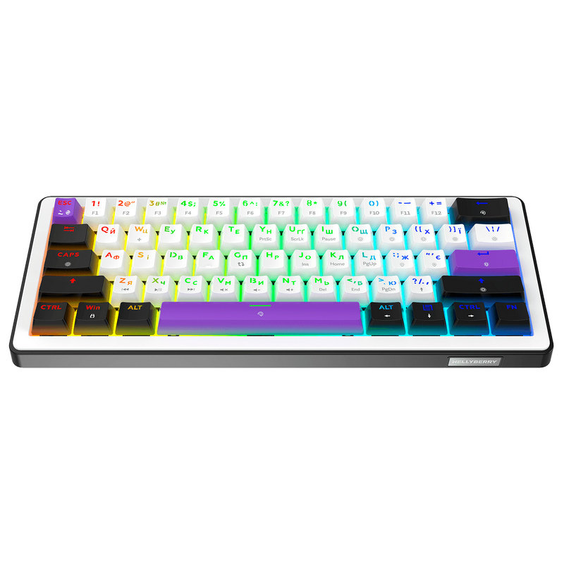 Tastatură HATOR Hellyberry HK60 Mecanic Alb