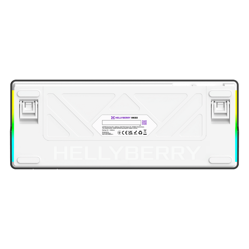 Tastatură HATOR Hellyberry HK60 Mecanic Alb