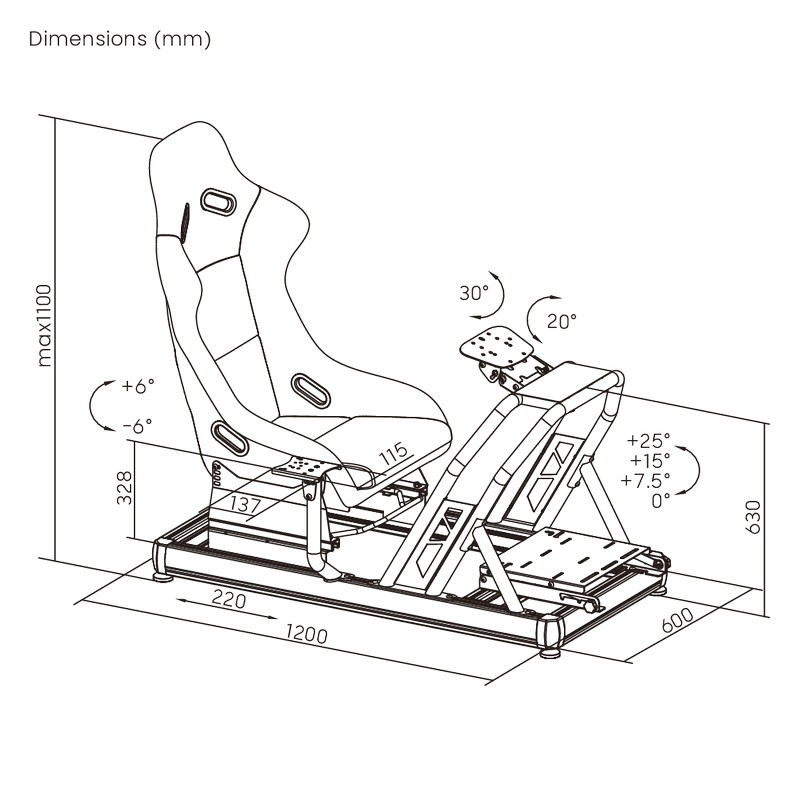 Scaun Gaming Lumi LRS08-BS02-KP01 Textil Negru | Portocaliu