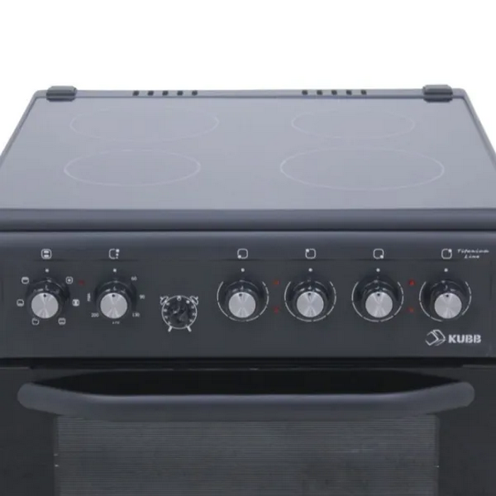 Plită electrică KUBB VT6056XXVD Negru