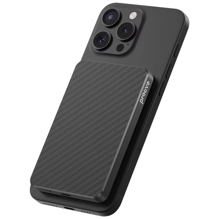 Acumulator extern Proove Carbon Slim 20W Negru