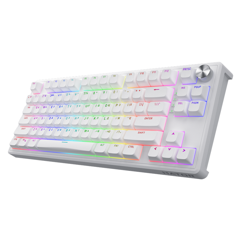 Tastatură HATOR Skyfall 80 Mecanic Alb