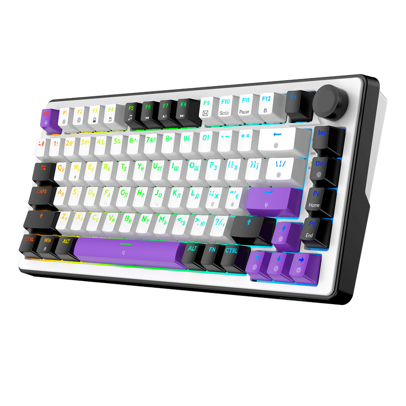 Tastatură HATOR Hellyberry HK75 Mecanic Alb