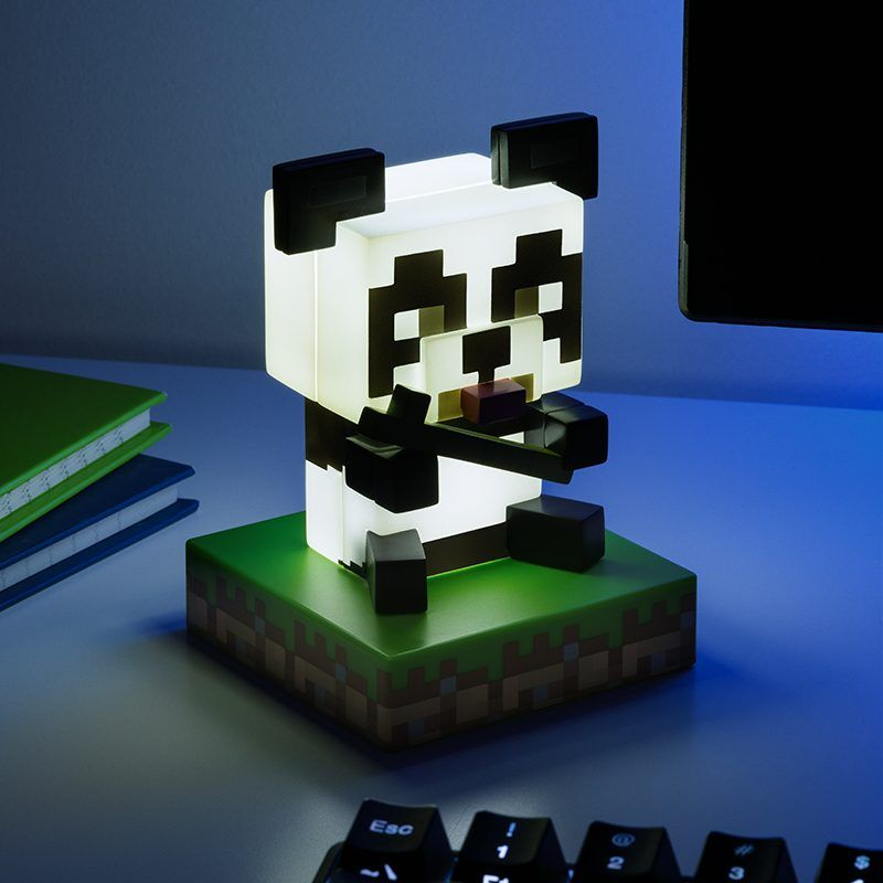 Lampă de noapte Paladone Panda Icon Light Alb rece