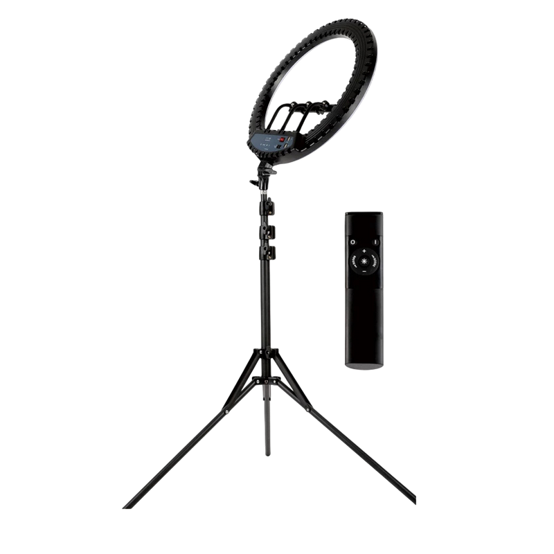 Lampă circulară Selfie Ring Light HQ-18S Negru