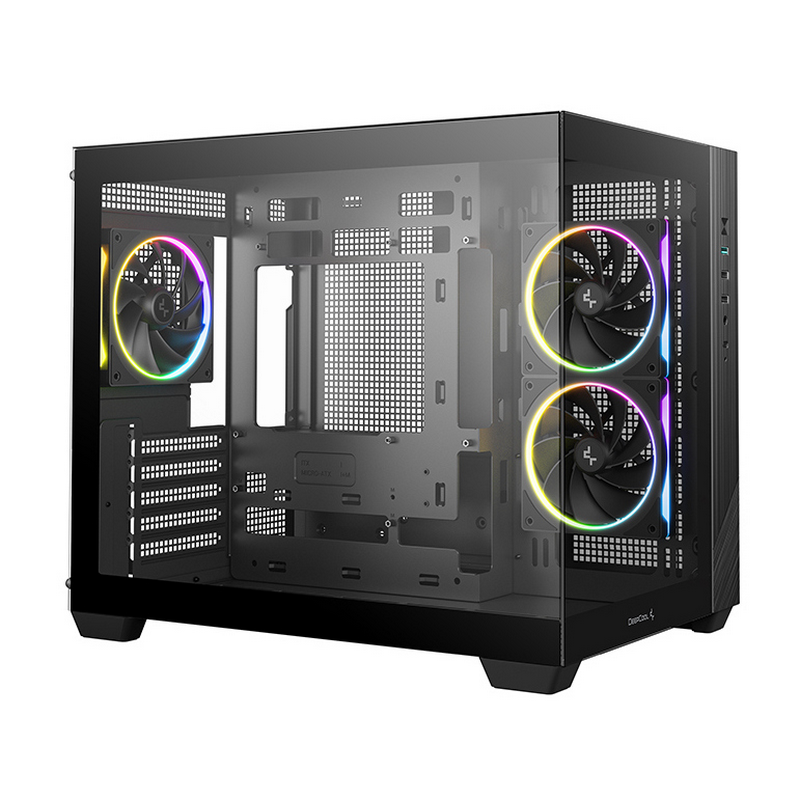 Carcasă PC Deepcool CG330 3F Midi-Tower Negru