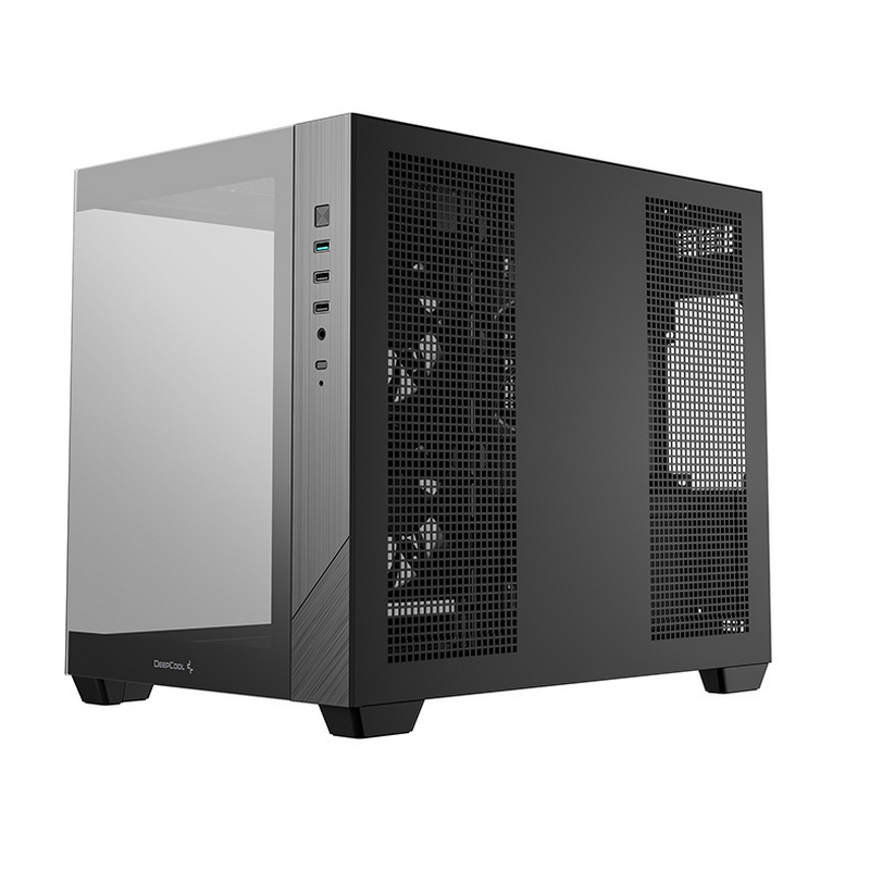 Carcasă PC Deepcool CG330 3F Midi-Tower Negru