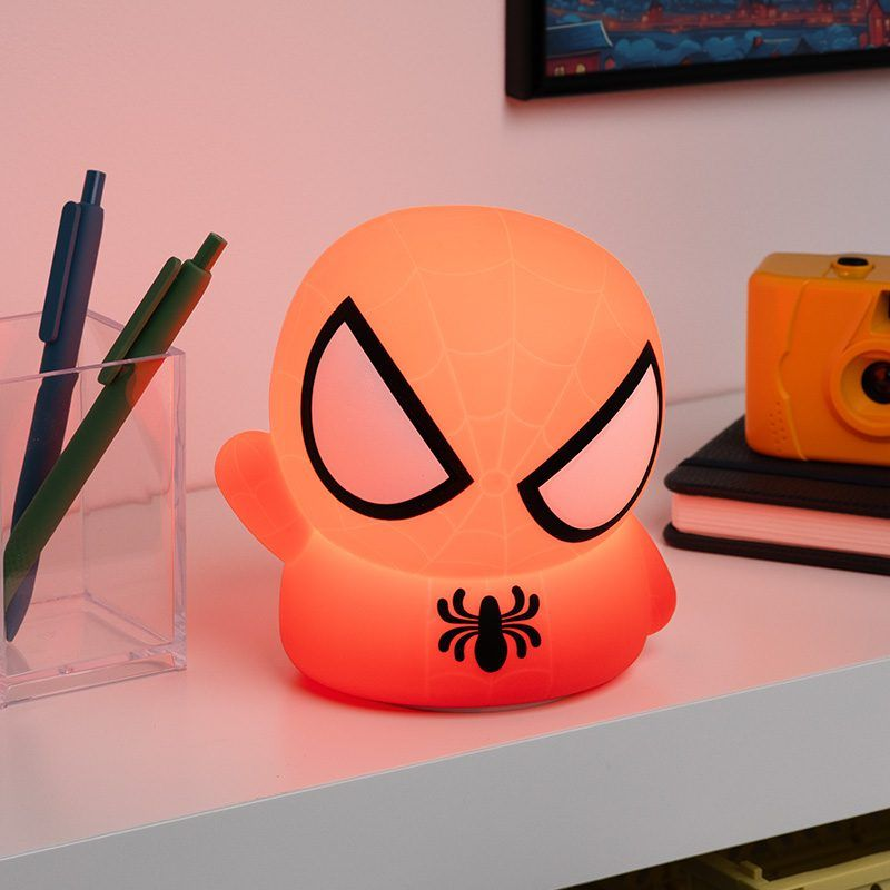 Lampă de noapte Paladone Spiderman SquishyGlo Silicone Ligh