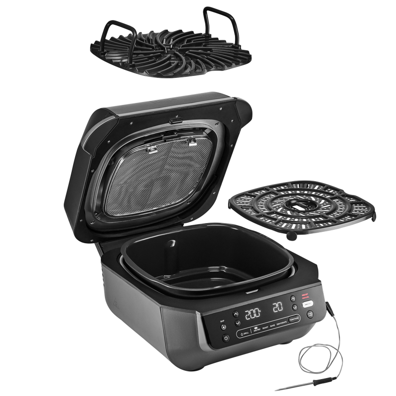 Электрический Гриль Ninja EG351EU Черный | Серебристый