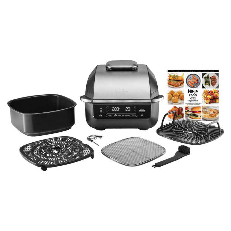 Электрический Гриль Ninja EG351EU Черный | Серебристый