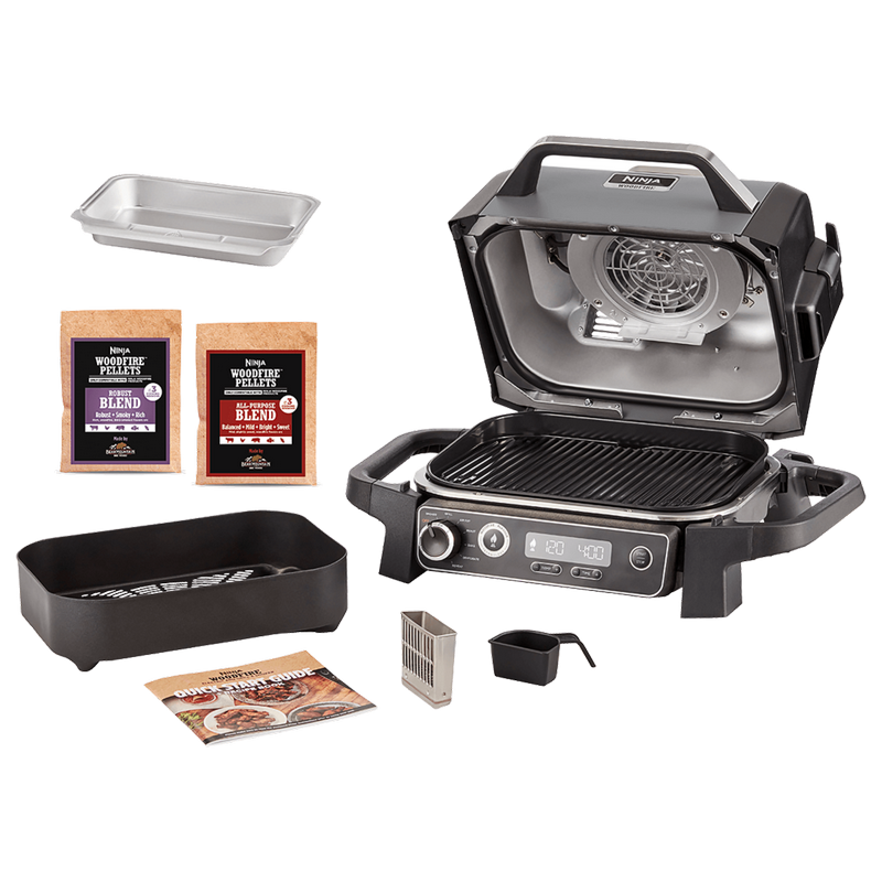 Grătar electric Ninja Woodfire OG701EU Gri