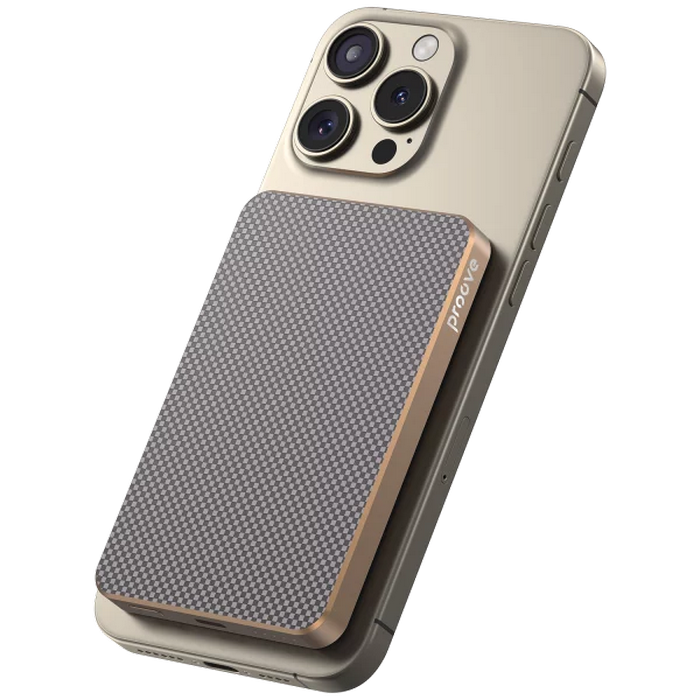 Acumulator extern Proove Carbon Slim 20W Auriu