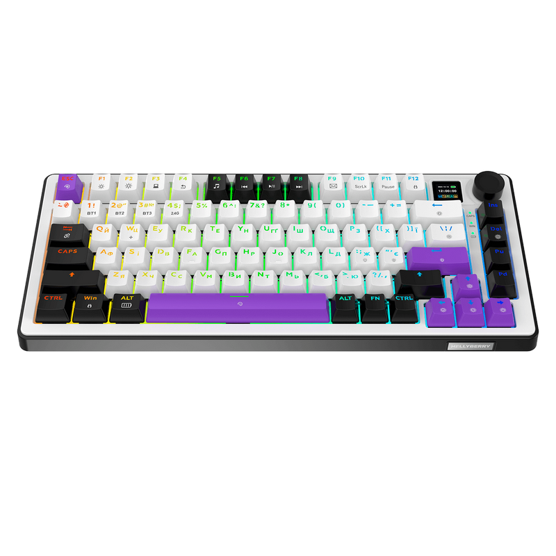 Tastatură HATOR Hellyberry HK75 PRO Wireless Mecanic Alb