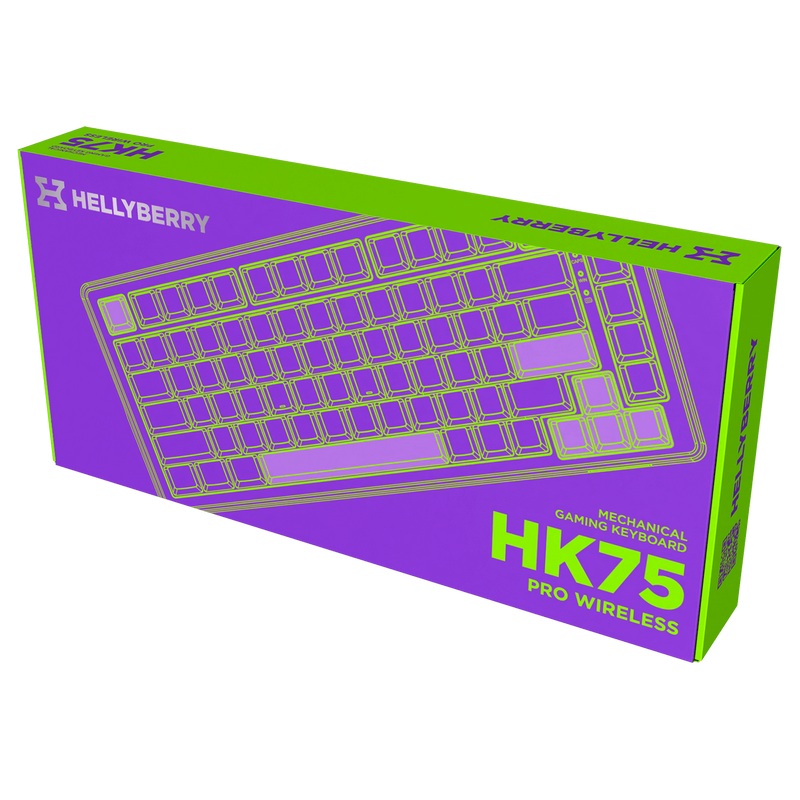 Tastatură HATOR Hellyberry HK75 PRO Wireless Mecanic Alb