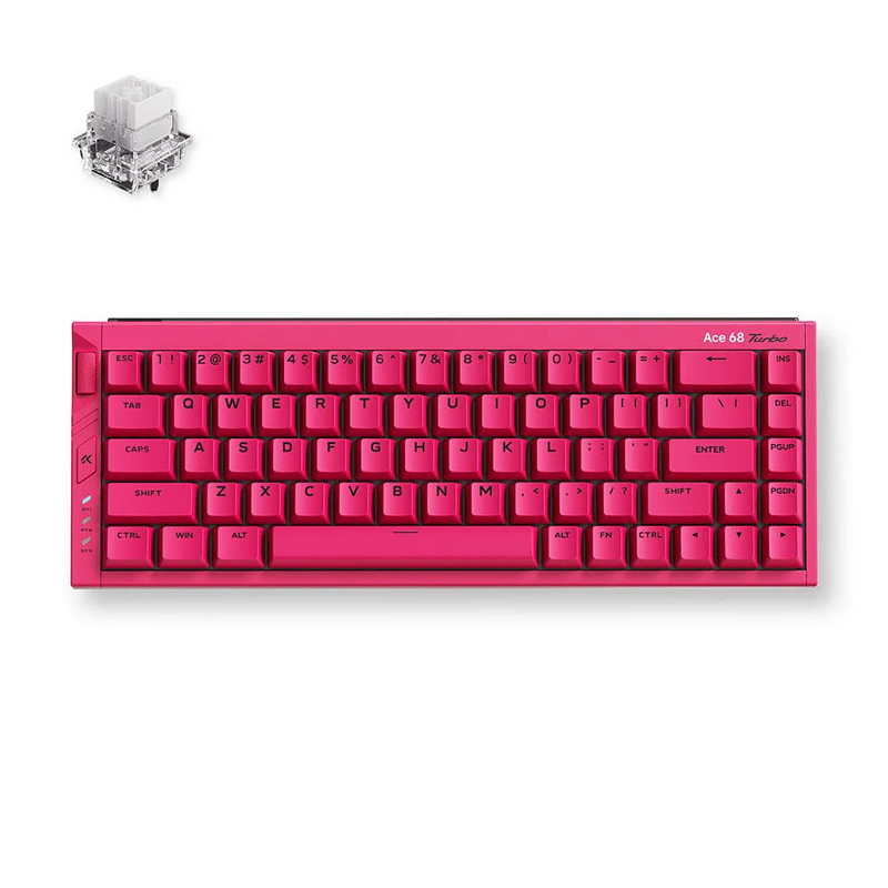 Tastatură MCHOSE Ace 68 Turbo Mecanic Roz