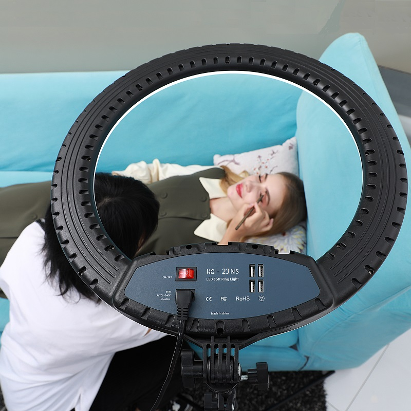 Кольцевая лампа Selfie Ring Light HQ-23NS Черный