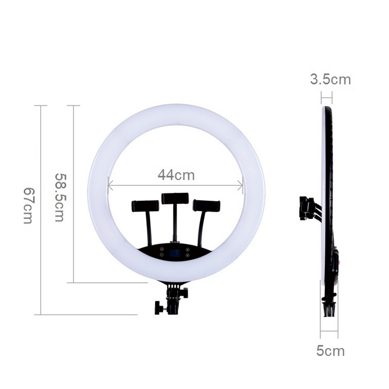 Кольцевая лампа Selfie Ring Light HQ-23NS Черный