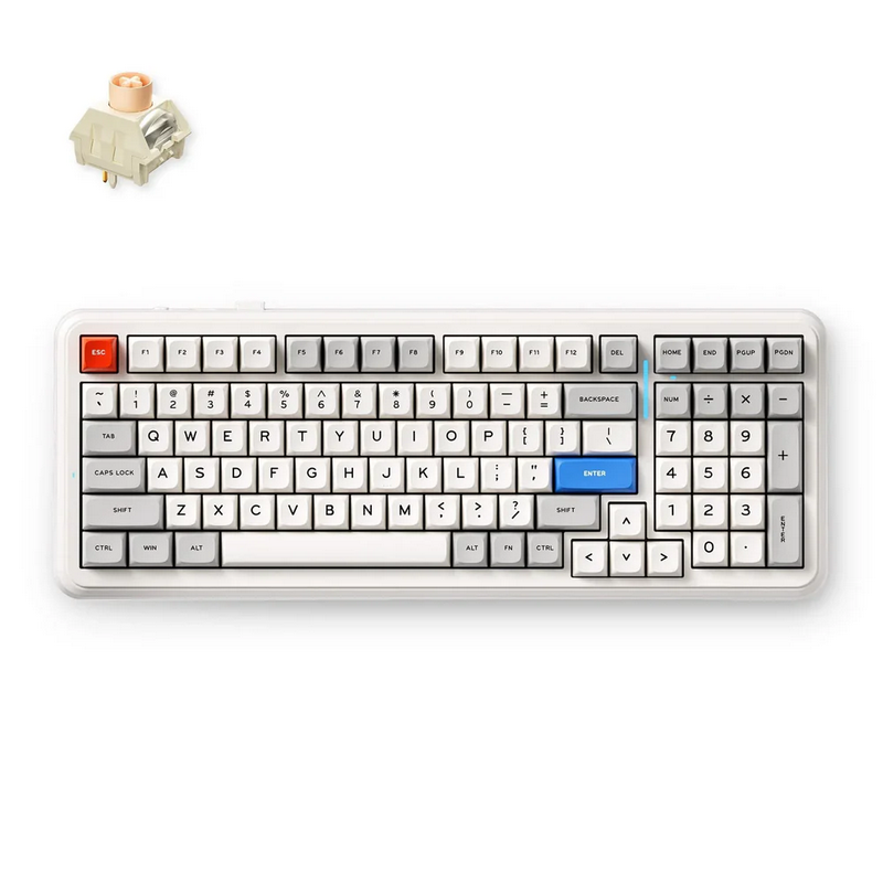 Tastatură MCHOSE K99 V2 Mecanic Alb