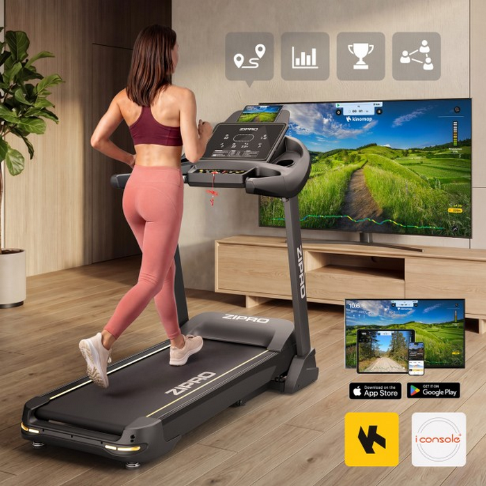 Беговая дорожка Zipro Pacemaker iConsole+ Черный
