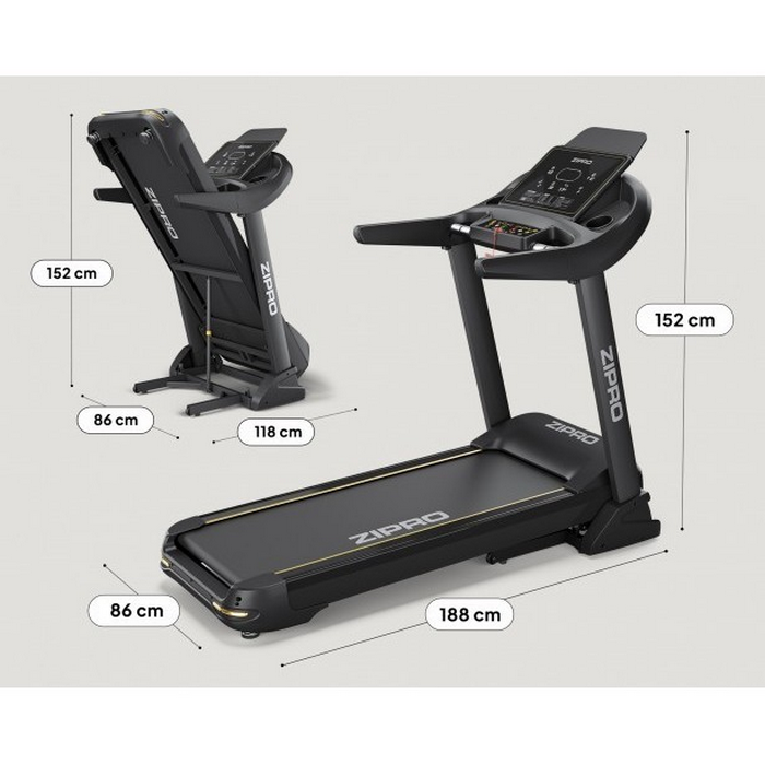 Беговая дорожка Zipro Pacemaker iConsole+ Черный