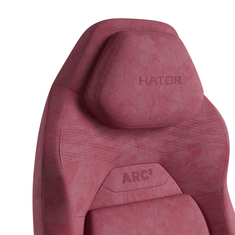Scaun Gaming HATOR Arc 3 L Velur Orchid Pink