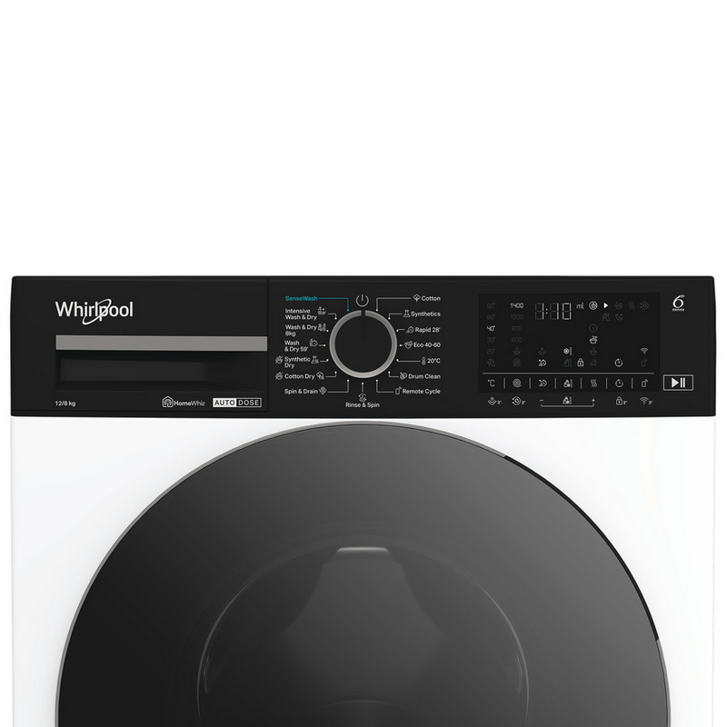Mașină de spălat cu uscător Whirlpool WPD 2836W ADS EE Alb