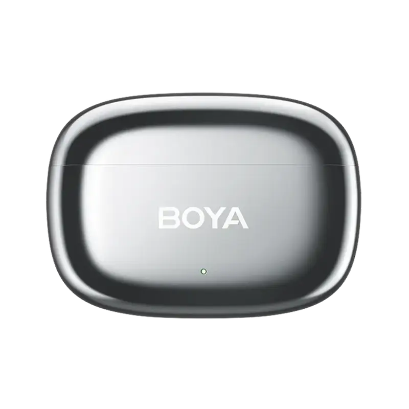 Портативный записывающий микрофон Boya Mini 2-02 Беспроводной Серебристый