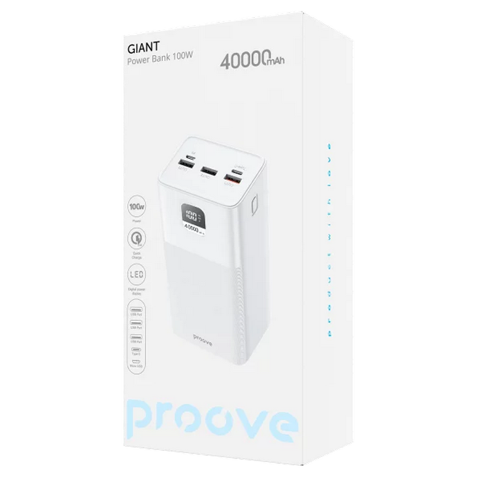 Acumulator extern Proove Giant Alb