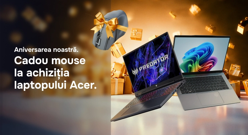 Laptopuri ACER + Cadou Mouse HB (01.10 - 18.10)
