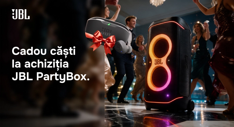 PartyBox JBL + Casti Cadou