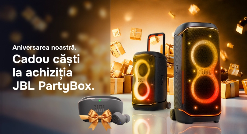 PartyBox JBL + Casti Cadou