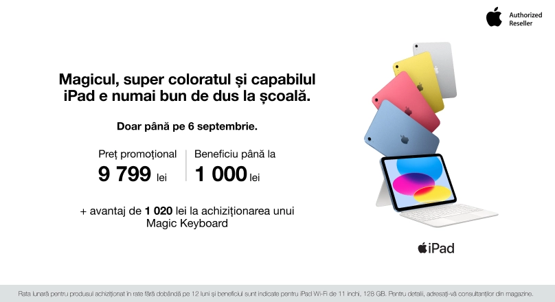 Mai multe posibilități cu iPad