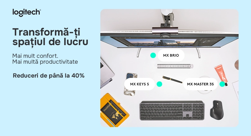 Upgrade avantajos cu Logitech
