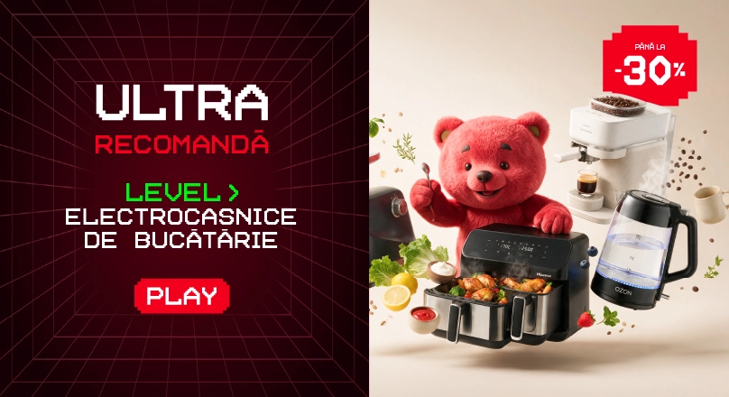 Ultra Recomandă! Reduceri de până la -30% la electrocasnice de bucătărie