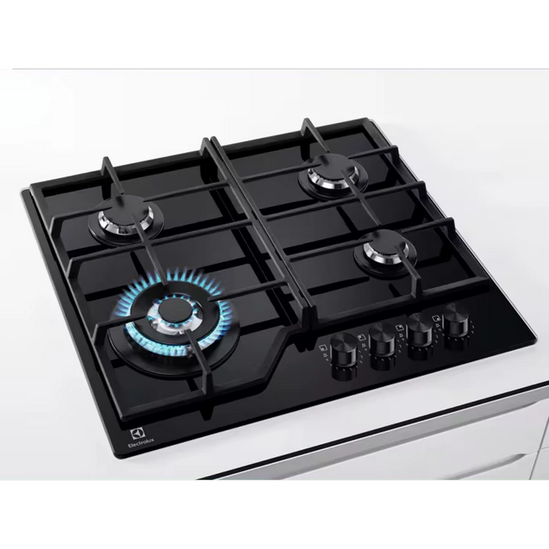 Plită pe gaz Electrolux KGS6436K Negru