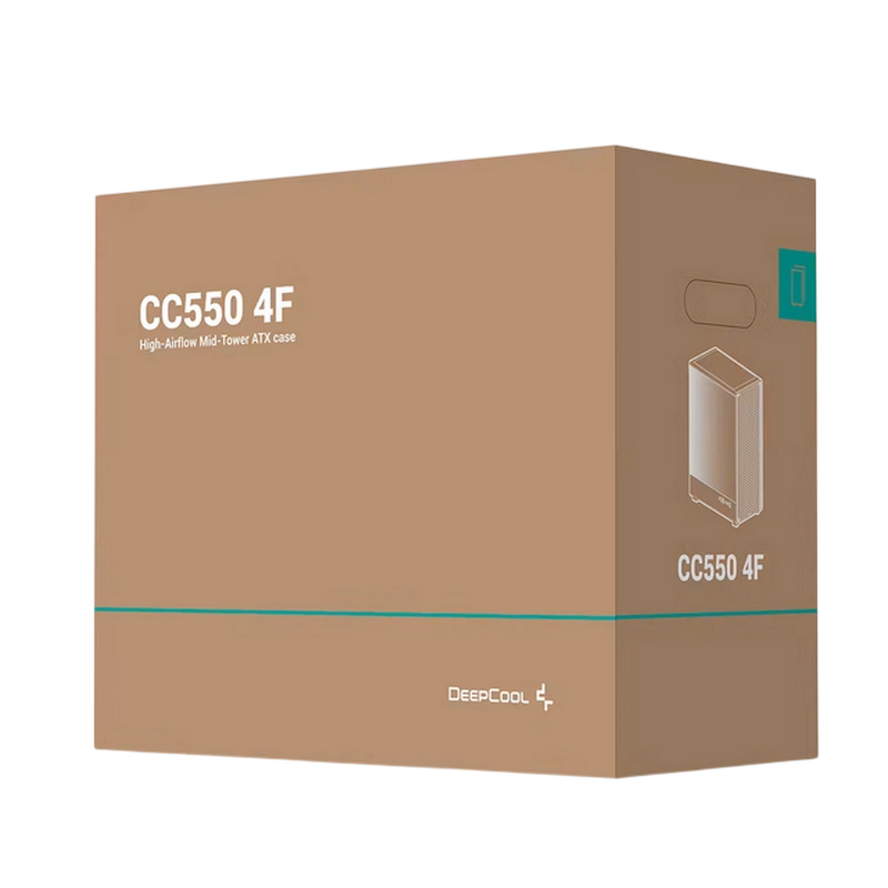 Carcasă PC Deepcool CC550 4F Midi-Tower Negru
