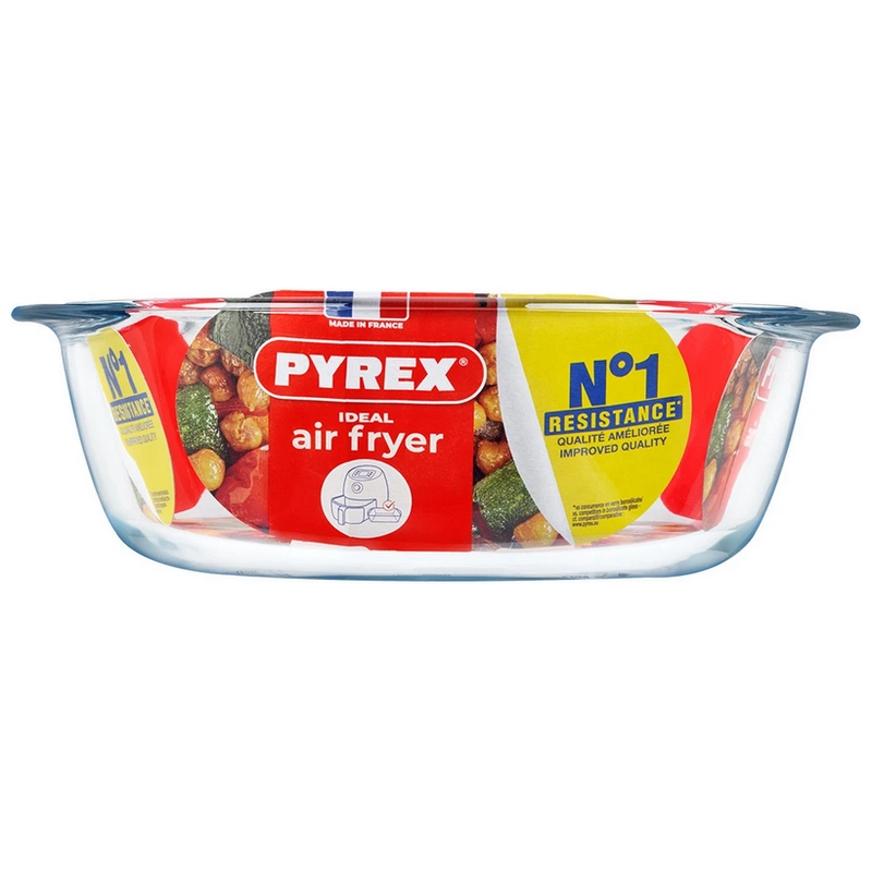 Tava de copt Pyrex 208B100 AirFryer Transparent