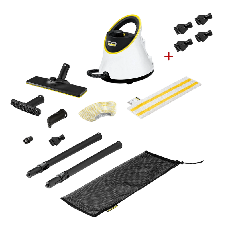 Пароочиститель Karcher SC 2 Deluxe EasyFix + Set perii Белый