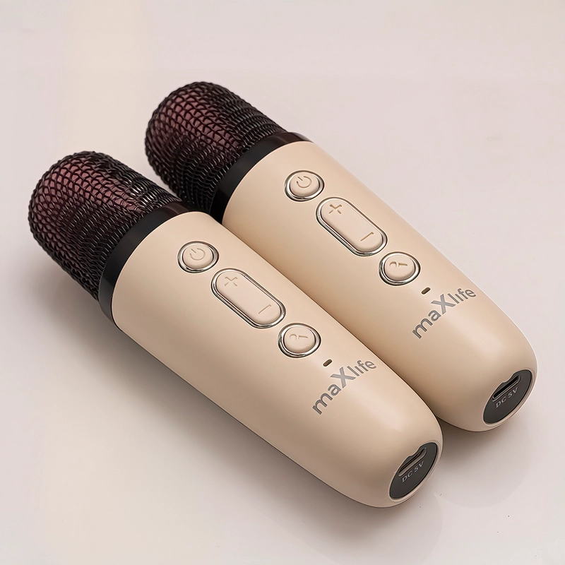 Microfon Karaoke Maxlife MXKS-200 Fără fir Alb