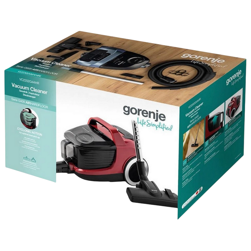 Пылесос Gorenje VC2202G4AHR Красный