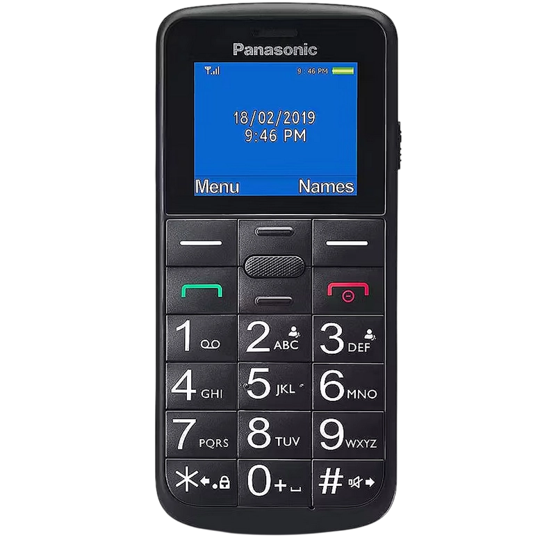 Telefon mobil Cu butoane Panasonic KX-TU110 Negru