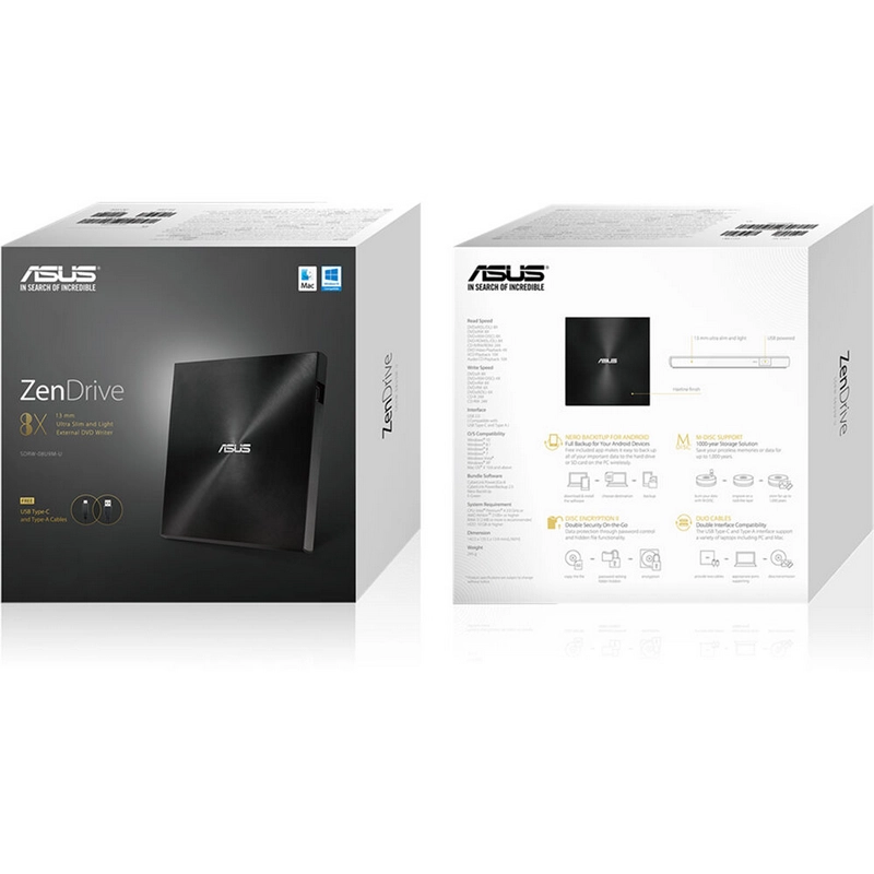 ASUS ZenDrive U9M Чёрный
