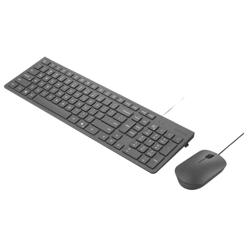 Set Tastatură + Mouse Lenovo 310 Membrană Gri