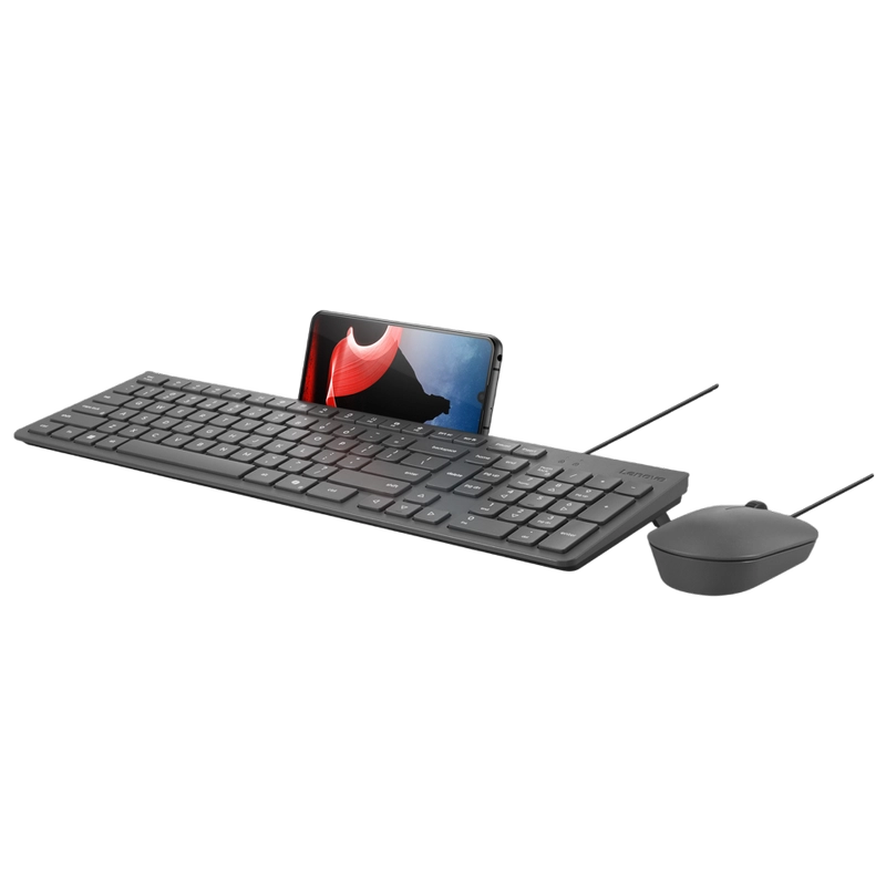 Set Tastatură + Mouse Lenovo 310 Membrană Gri