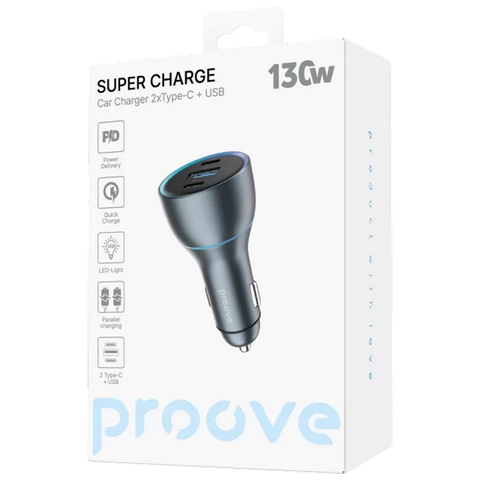 FM-модулятор Proove Super Charge Серый