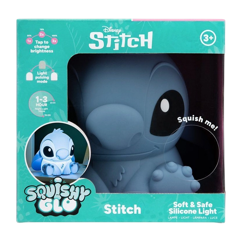 Lampă de noapte Paladone Stitch SquishyGlo Silicone Light